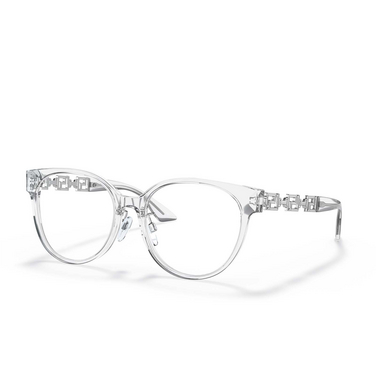 Occhiali da vista Versace VE3302D 148 crystal - tre quarti