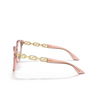 Occhiali da vista Versace VE3302D 5322 transparent pink - anteprima prodotto 3/4