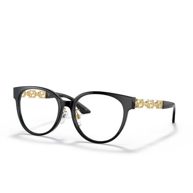 Gafas graduadas Versace VE3302D GB1 black - Vista tres cuartos