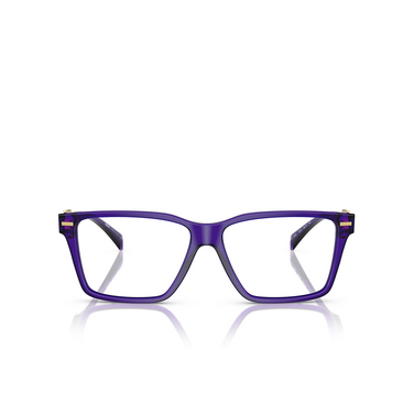 Lunettes de vue Versace VE3335 5419 purple transparent - Vue de face