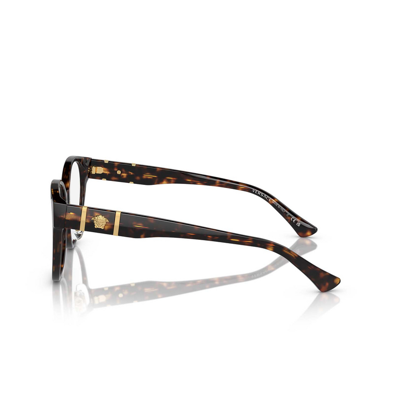 Versace VE3351D Eyeglasses 108 havana - 3/4