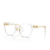 Versace VE3351D Korrektionsbrillen 148 crystal - Produkt-Miniaturansicht 2/4