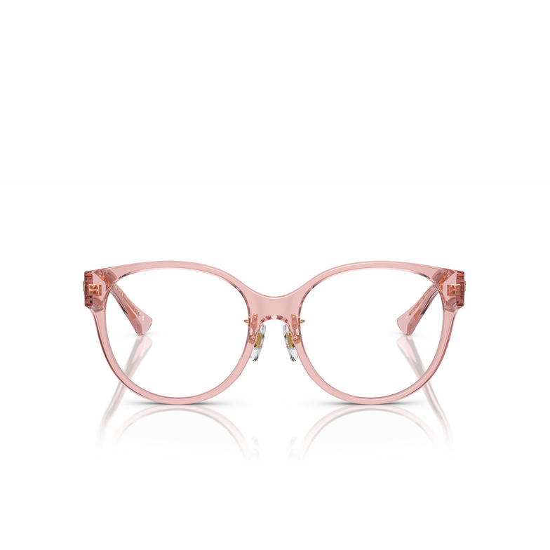 Lunettes de vue Versace VE3351D 5434 peach transparent - 1/4