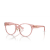 Lunettes de vue Versace VE3351D 5434 peach transparent - Vignette du produit 2/4