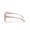 Occhiali da vista Versace VE3351D 5434 peach transparent - anteprima prodotto 3/4