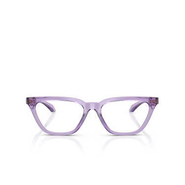 Lunettes de vue Versace VE3352U 5451 transparent lilac - Vue de face