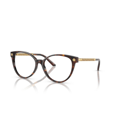 Versace VE3353 Eyeglasses 108 havana - three-quarters view
