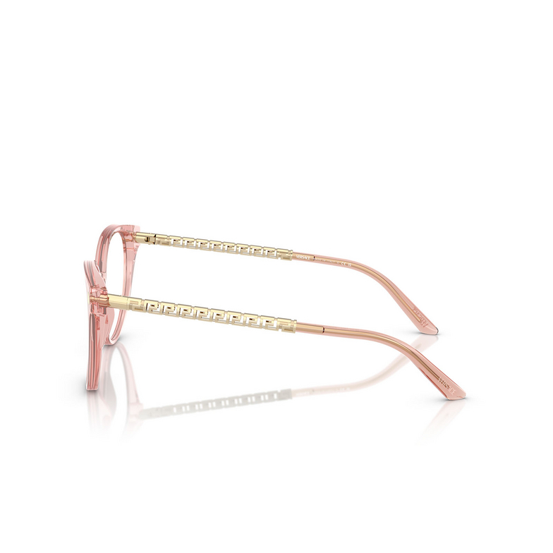 Versace VE3353 Eyeglasses 5323 transparent pink - 3/4