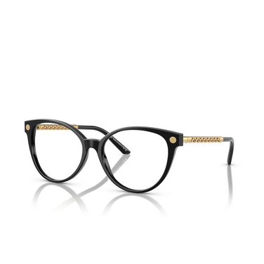 Versace VE3353 Eyeglasses GB1 black - three-quarters view