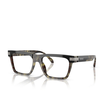 Versace VE3354 Korrektionsbrillen 5456 havana - Dreiviertelansicht