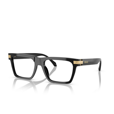 Versace VE3354 Eyeglasses GB1 black - three-quarters view