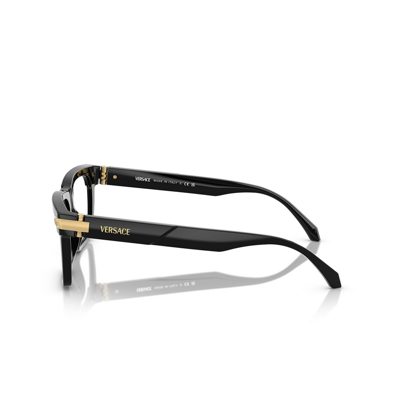 Versace VE3354 Eyeglasses GB1 black - 3/4