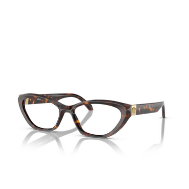 Versace VE3356 Eyeglasses 108 havana - three-quarters view