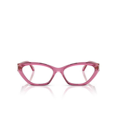 Lunettes de vue Versace VE3356 5469 transparent light pink - Vue de face