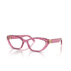 Gafas graduadas Versace VE3356 5469 transparent light pink - Miniatura del producto 2/4