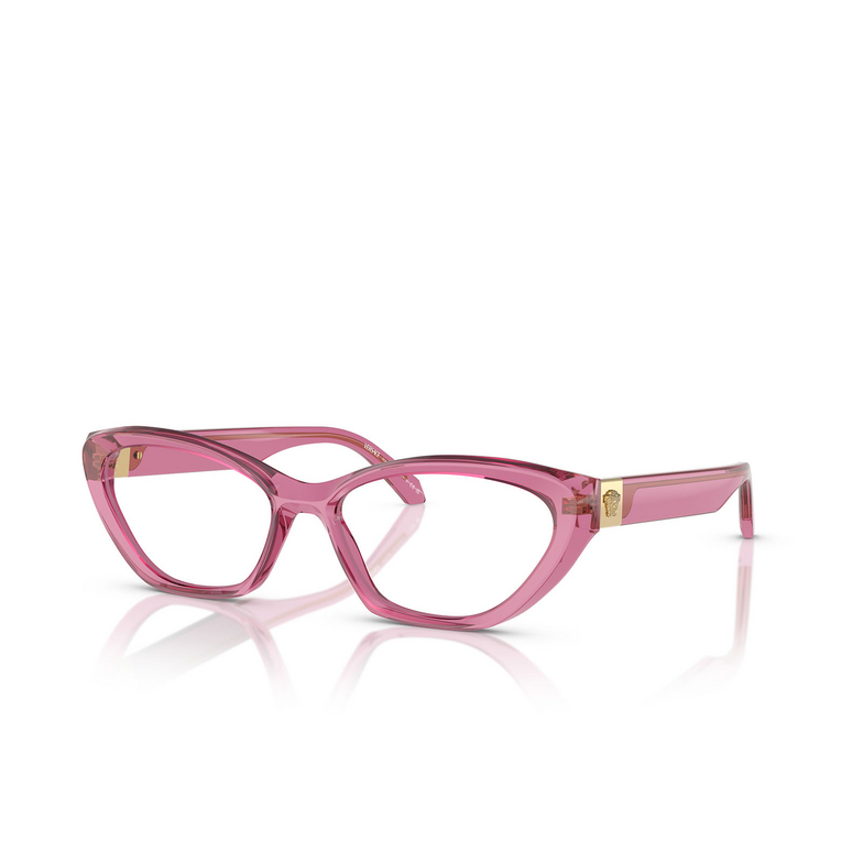 Versace VE3356 Eyeglasses 5469 transparent light pink - 2/4