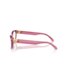 Occhiali da vista Versace VE3356 5469 transparent light pink - anteprima prodotto 3/4