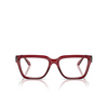 Occhiali da vista Versace VE3357 388 red transparent - anteprima prodotto 1/4