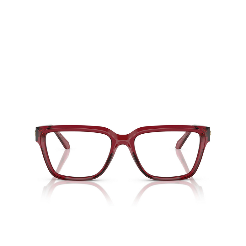 Versace VE3357 Eyeglasses 388 red transparent - 1/4