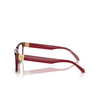 Versace VE3357 Korrektionsbrillen 388 red transparent - Produkt-Miniaturansicht 3/4