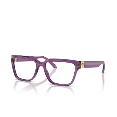 Versace VE3357 Eyeglasses 5464 violet transparent - three-quarters view