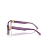 Occhiali da vista Versace VE3357 5464 violet transparent - anteprima prodotto 3/4