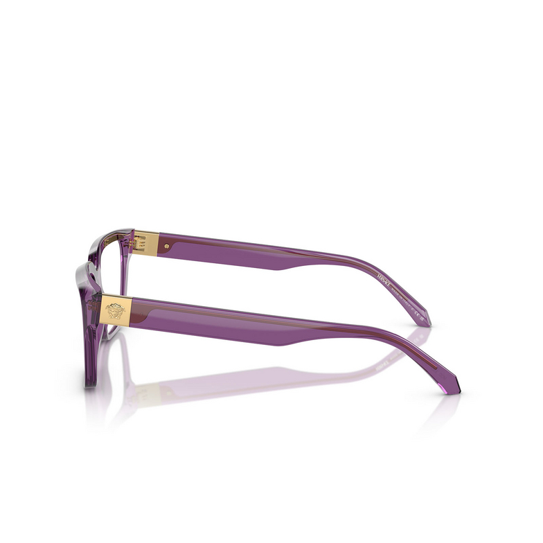Versace VE3357 Eyeglasses 5464 violet transparent - 3/4