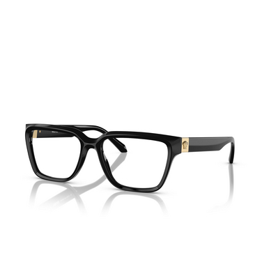 Versace VE3357 Eyeglasses GB1 black - three-quarters view