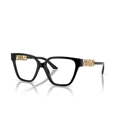 Versace VE3358B Eyeglasses GB1 black - three-quarters view