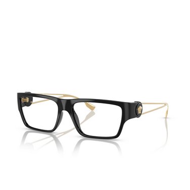 Versace VE3359 Eyeglasses GB1 black - three-quarters view