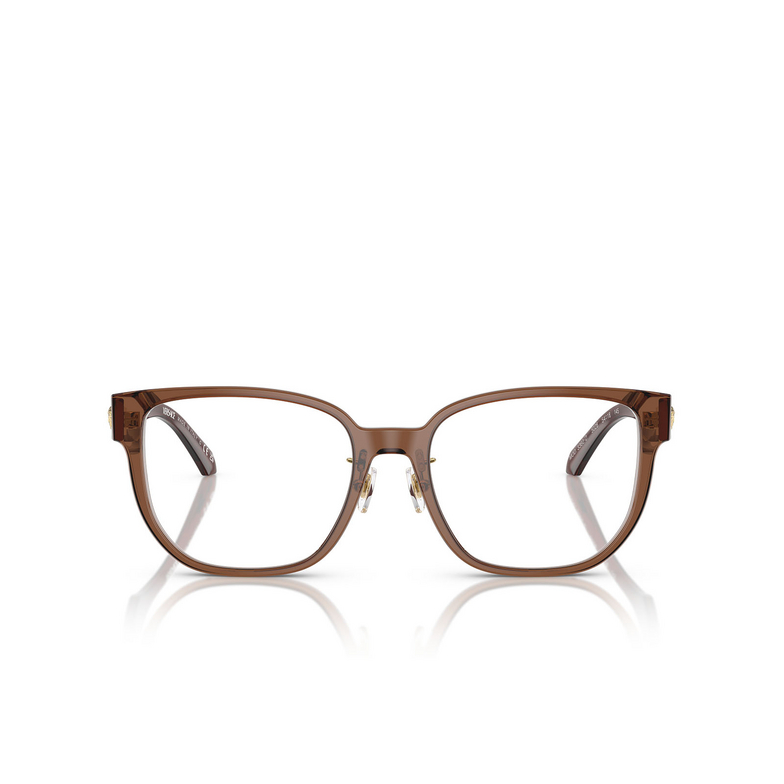 Occhiali da vista Versace VE3360D 5028 transparent dark brown - 1/4