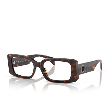 Versace VE3362U Korrektionsbrillen 108 havana - Dreiviertelansicht