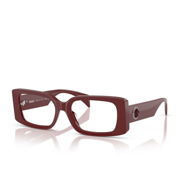 Versace VE3362U Korrektionsbrillen 5487 bordeaux - Dreiviertelansicht