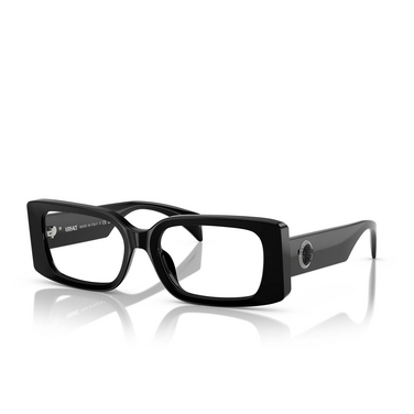 Versace VE3362U Eyeglasses GB1 black - three-quarters view