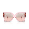 Versace VE4402 Sonnenbrillen 54727E transparent pink - Produkt-Miniaturansicht 1/4