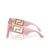 Lunettes de soleil Versace VE4402 54727E transparent pink - Vignette du produit 3/4