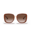 Lunettes de soleil Versace VE4407D 532413 transparent brown - Vignette du produit 1/4