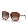 Lunettes de soleil Versace VE4407D 532413 transparent brown - Vignette du produit 2/4