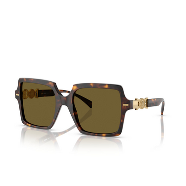 Versace VE4441 Sonnenbrillen 108/73 havana - Dreiviertelansicht