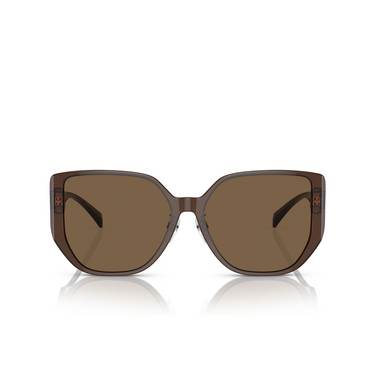 Gafas de sol Versace VE4449D 541673 transparent brown - Vista delantera