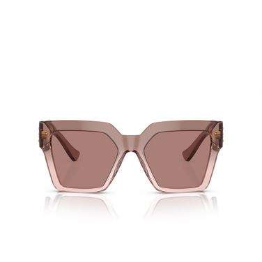 Gafas de sol Versace VE4458 543573 brown transparent - Vista delantera