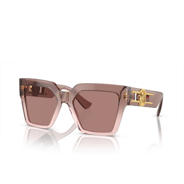 Gafas de sol Versace VE4458 543573 brown transparent - Vista tres cuartos