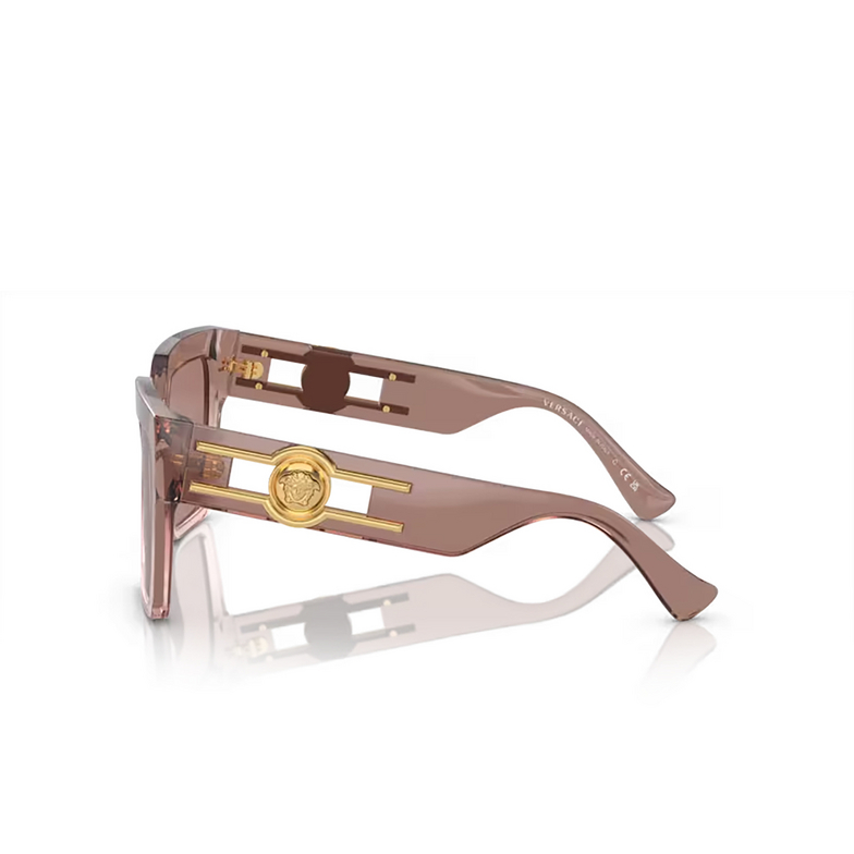 Gafas de sol Versace VE4458 543573 brown transparent - 3/4