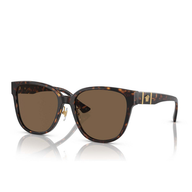 Versace VE4460D Sunglasses 108/73 havana - three-quarters view