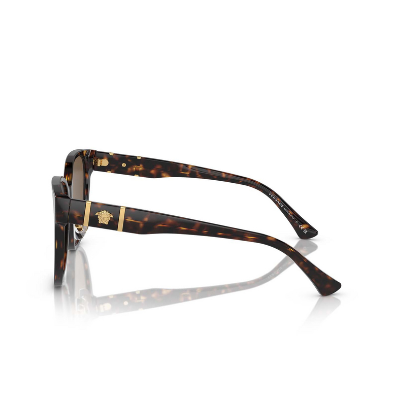 Versace VE4460D Sunglasses 108/73 havana - 3/4