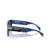 Versace VE4464 Sunglasses 545887 havana blue - product thumbnail 3/4