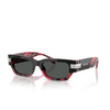 Lunettes de soleil Versace VE4465 545787 top black / red havana - Vignette du produit 2/4