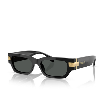 Versace VE4465 Sonnenbrillen GB1/87 black - Dreiviertelansicht