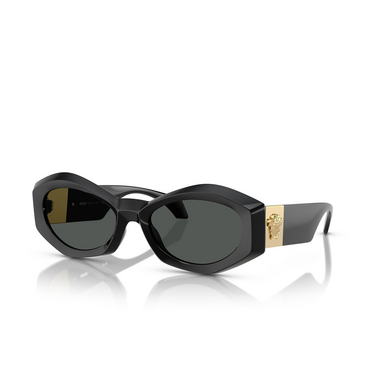 Versace VE4466U Sunglasses GB1/87 black - three-quarters view