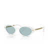 Versace VE4469 Sunglasses 547172 white - product thumbnail 2/4